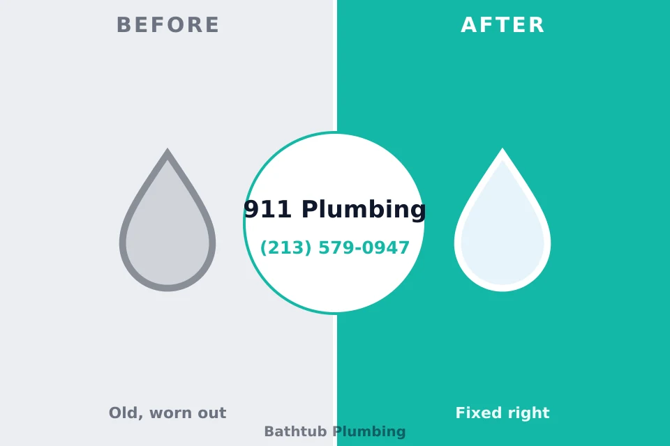 Before and after: plumbing repair Auburn, NY